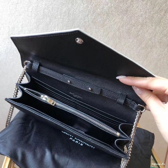 CHAIN CASSANDRE MATELASSÉ WALLET YSL 0718